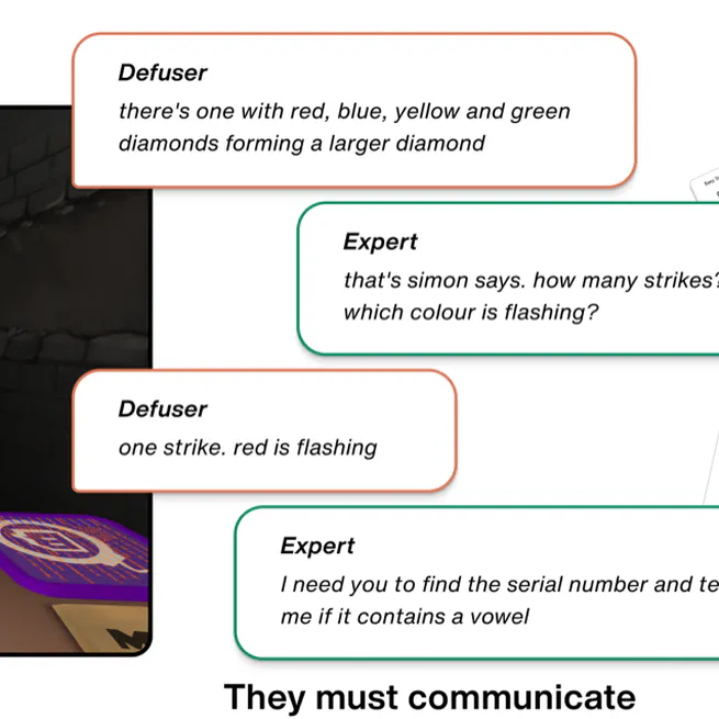 GPTNT: Benchmarking Real-Time Collaboration Between Multimodal Agents on Keep Talking And Nobody Explodes